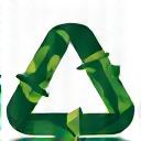 Ein Symbol für recycelbare Verpackungen.